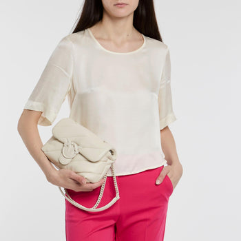 T-shirt in viscosa effetto satin - 7