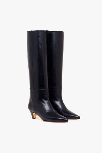 Stivale . in pelle con tacco 45 mm - 2