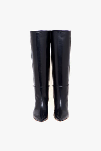 Stivale . in pelle con tacco 45 mm - 5