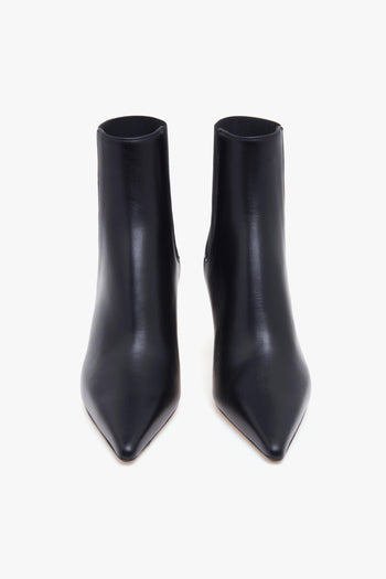 Tronchetto . in pelle con elastici laterali e tacco 75 mm - 5