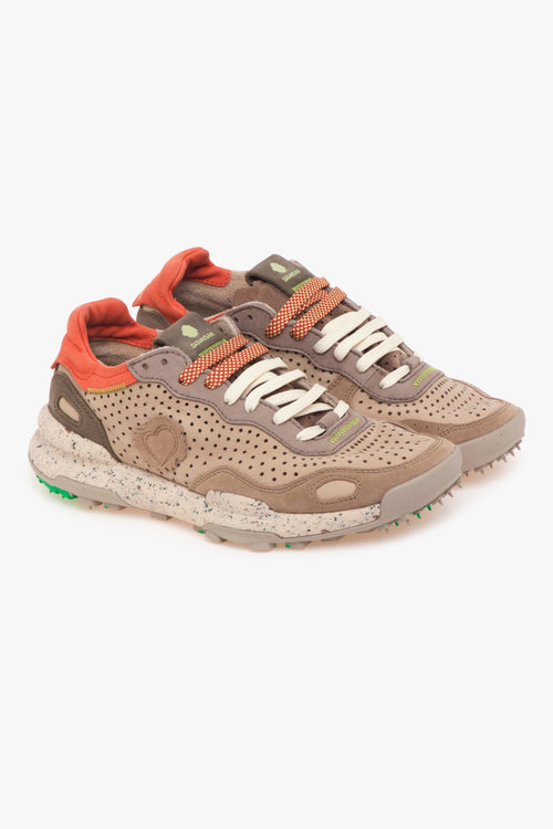 Sneaker "Chacrona Laser Premium" in pelle forata e camoscio - 2