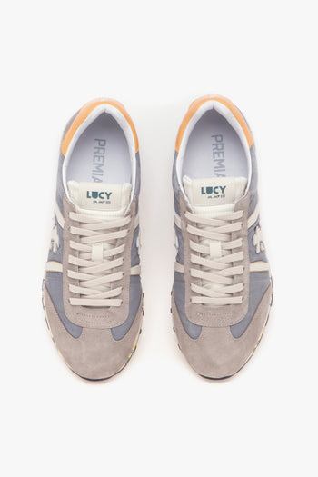 Sneaker Lucy in camoscio e tessuto - 5