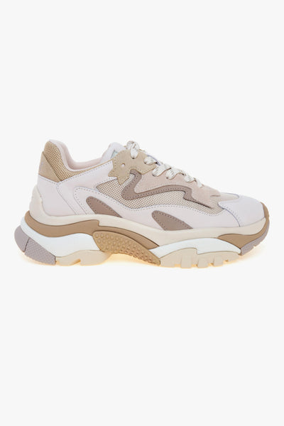 Sneaker Addict in camoscio e tessuto tecnico con suola chunky