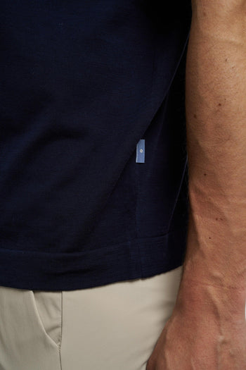 T-shirt in filato misto cotone,lino e seta - 6