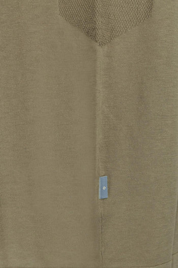 T-shirt in filato misto cotone,lino e seta - 9