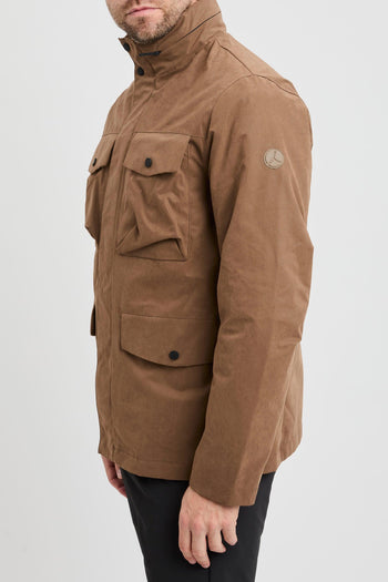 Field jacket in microfibra con giubbino imbottito removibile - 6