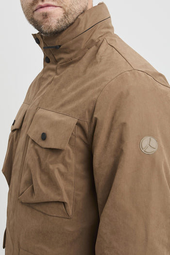 Field jacket in microfibra con giubbino imbottito removibile - 7