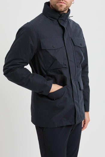 Field jacket in microfibra con giubbino imbottito removibile - 3