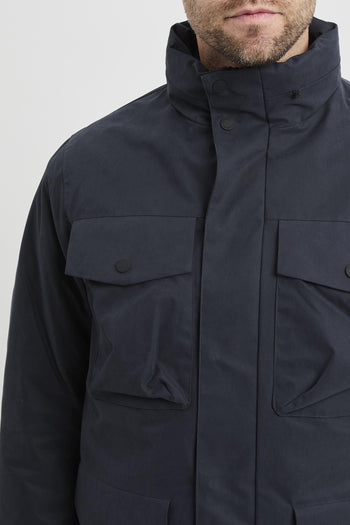 Field jacket in microfibra con giubbino imbottito removibile - 4