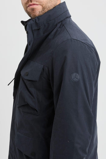 Field jacket in microfibra con giubbino imbottito removibile - 6