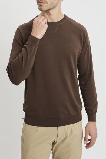 Maglia tricot a girocollo in cotone - 3