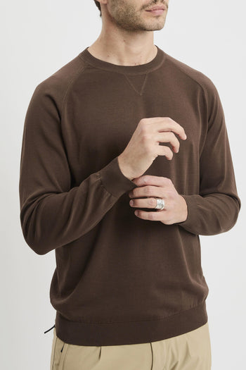 Maglia tricot a girocollo in cotone - 4