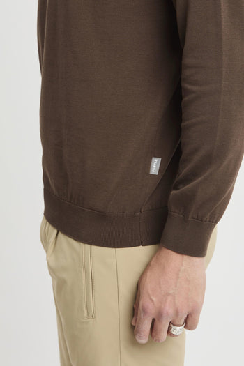 Maglia tricot a girocollo in cotone - 7