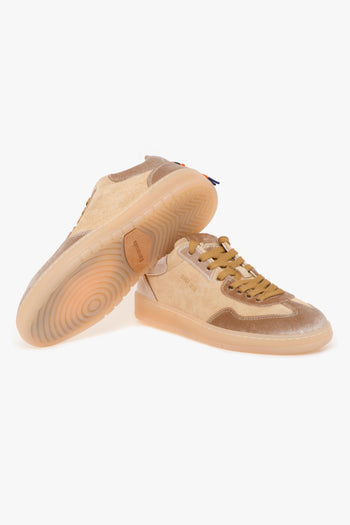 Sneaker "Guga" in camoscio e velluto - 4