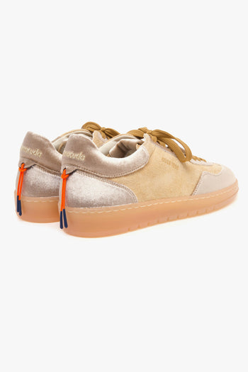 Sneaker "Guga" in camoscio e velluto - 3