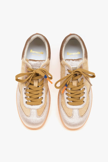 Sneaker "Guga" in camoscio e velluto - 5