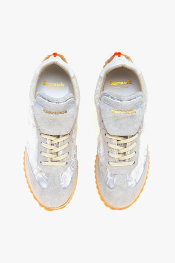 Sneaker Garage in camoscio e pizzo - 5