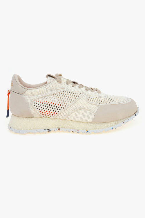Sneaker Rocket in nabuck e tessuto retinato intrecciato