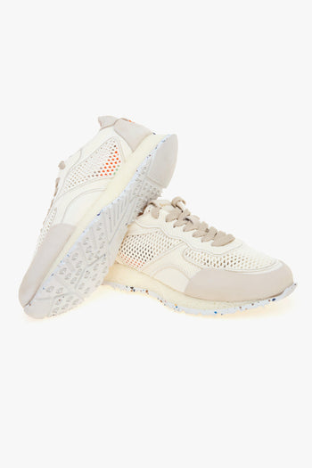 Sneaker Rocket in nabuck e tessuto retinato intrecciato - 4