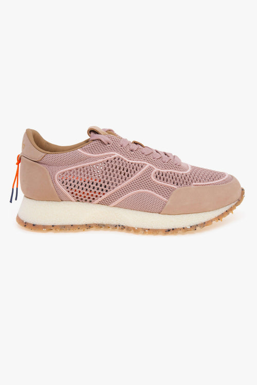 Sneaker Rocket in nabuck e tessuto retinato intrecciato