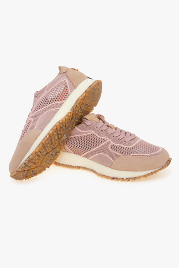 Sneaker Rocket in nabuck e tessuto retinato intrecciato - 4