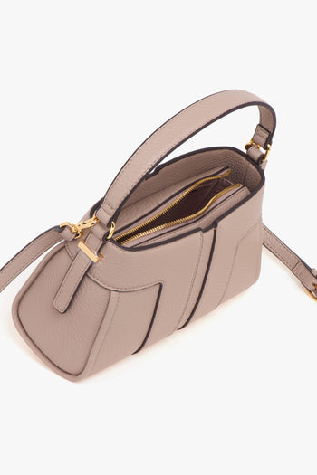 Borsa a mano in ecopelle martellata - 4