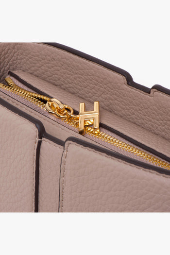 Borsa a mano in ecopelle martellata - 5