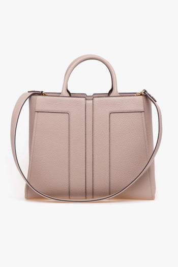 Borsa a mano in ecopelle con tracolla - 2