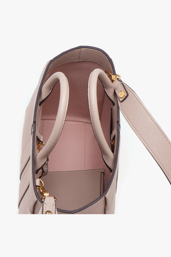 Borsa a mano in ecopelle con tracolla - 3