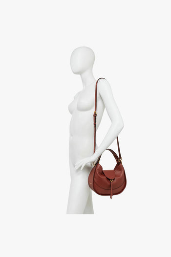 Borsa a mano Edith in pelle con tracolla - 7