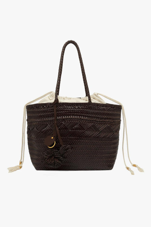 Borsa shopping Paoloma in pelle intrecciata (mis. grande)