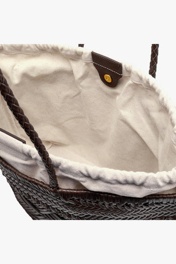 Borsa shopping Paoloma in pelle intrecciata (mis. grande) - 4