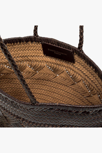 Borsa shopping Paoloma in pelle intrecciata (mis. grande) - 5