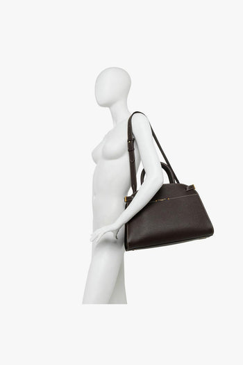 Borsa a mano "Farah" in pelle martellata - 7