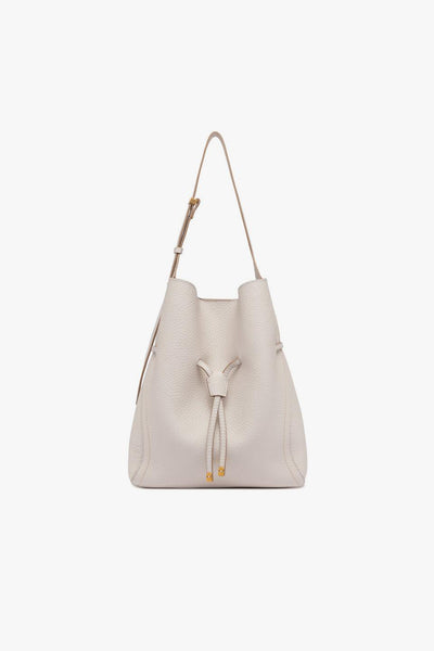 Borsa a spalla Sienna in pelle martellata con pochette interna