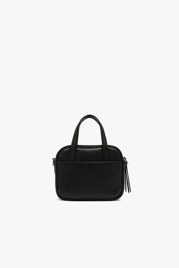 Borsa bauletto Carrè in pelle martellata - 3