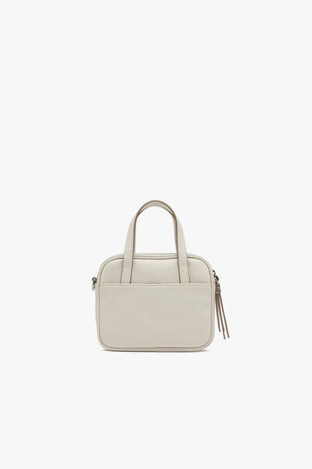 Borsa bauletto Carrè in pelle martellata - 3