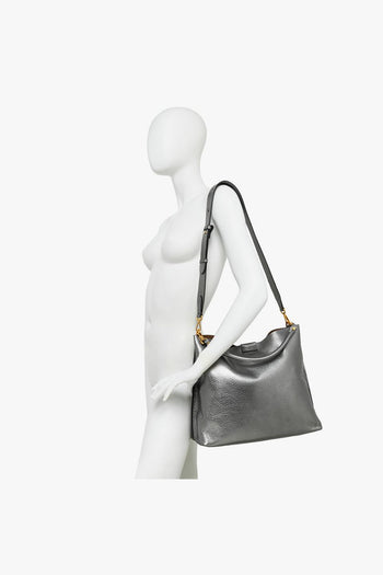 Borsa a mano "Aretha" in pelle martellata - 7