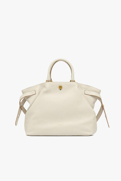 Borsa a mano Claudette in pelle martellata con tracolla