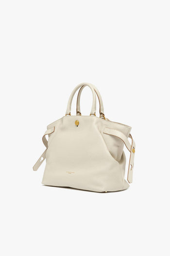 Borsa a mano Claudette in pelle martellata con tracolla - 2