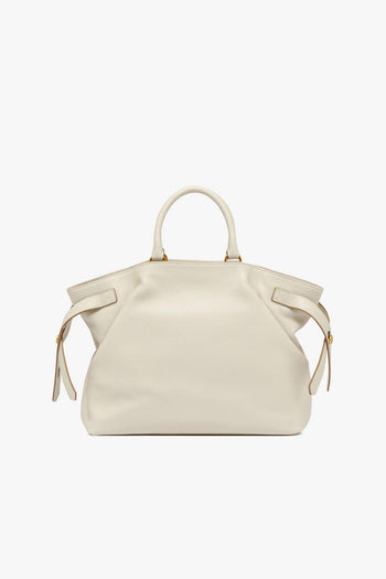 Borsa a mano Claudette in pelle martellata con tracolla - 3