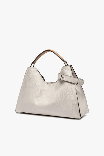 Borsa Aurora in pelle martellata con forma a trapezio - 2