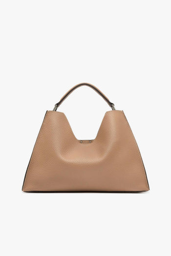 Borsa Aurora in pelle martellata con forma a trapezio - 3