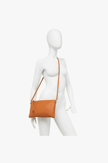 Pochette "Hermy" in pelle martellata - 6
