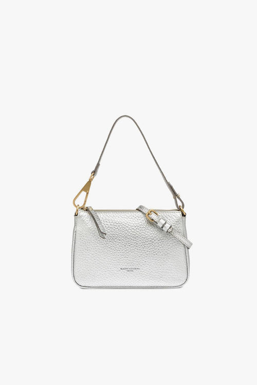 Borsa a spalla Brooke in pelle martellata con tracolla