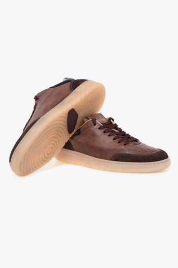 Sneaker "Guga" in pelle e camoscio - 4