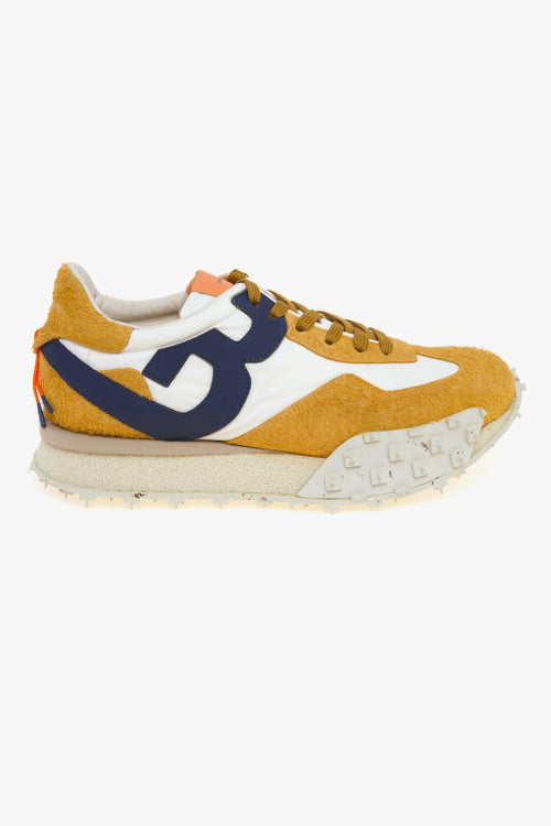 Sneaker Impact Plus in camoscio e tessuto tecnico