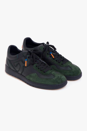 Sneaker "Guga" in pelle vintage e camoscio - 2