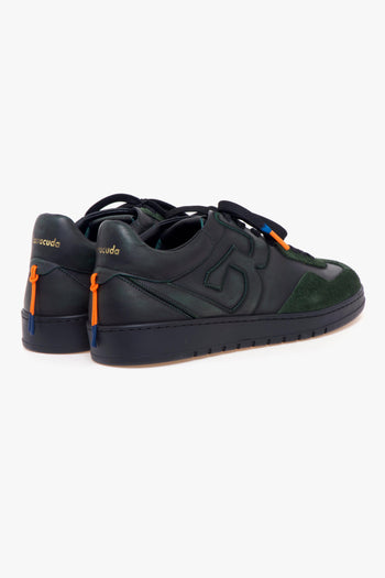 Sneaker "Guga" in pelle vintage e camoscio - 3