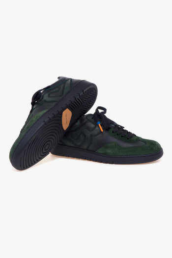 Sneaker "Guga" in pelle vintage e camoscio - 4